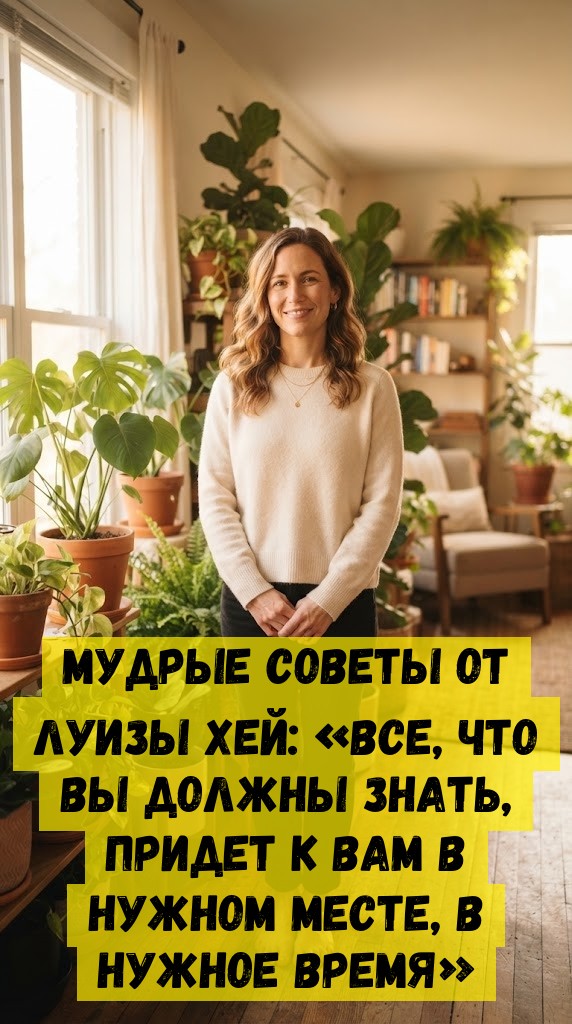 Мудрые советы от Луизы Хей: «Все, что вы должны знать, придет к вам в нужном месте, в нужное время» Мудрые советы от Луизы Хей: «Все, что вы должны знать, придет к вам в нужном месте, в нужное время»