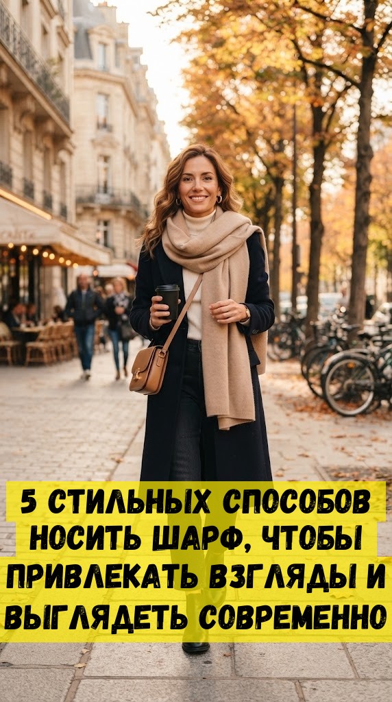 5 стильных способов носить шарф, чтобы привлекать взгляды и выглядеть современно 5 стильных способов носить шарф, чтобы привлекать взгляды и выглядеть современно