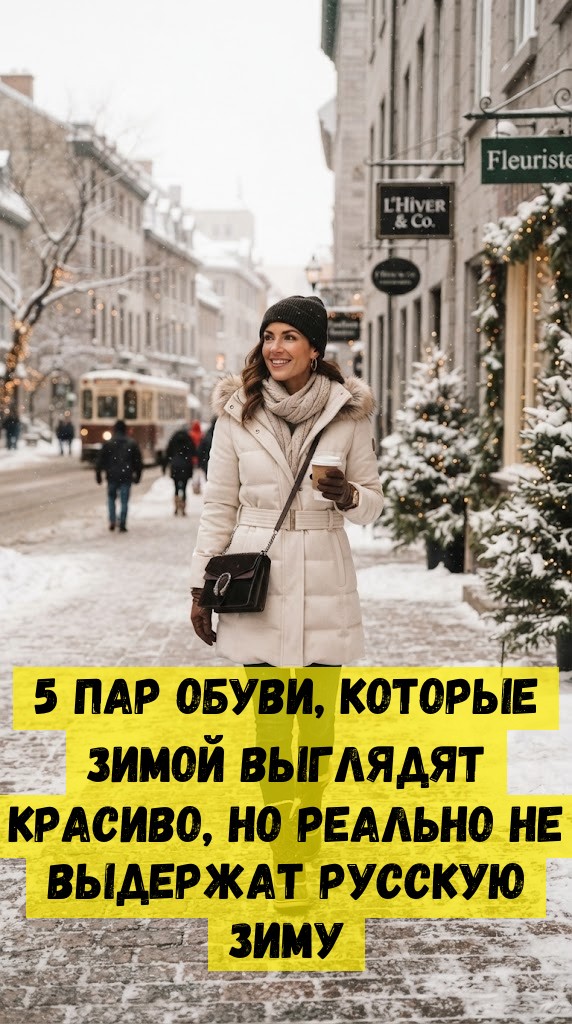 5 пар обуви, которые зимой выглядят красиво, но реально не выдержат русскую зиму 5 пар обуви, которые зимой выглядят красиво, но реально не выдержат русскую зиму