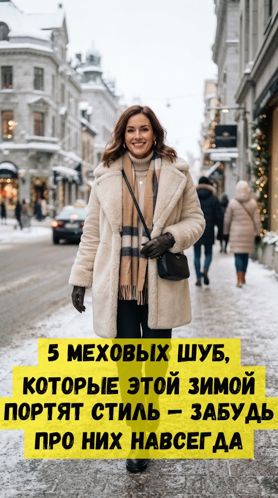 5 меховых шуб, которые этой зимой портят стиль &mdash; забудь про них навсегда
