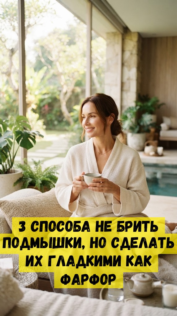 3 способа не брить подмышки, но сделать их гладкими как фарфор 3 способа не брить подмышки, но сделать их гладкими как фарфор