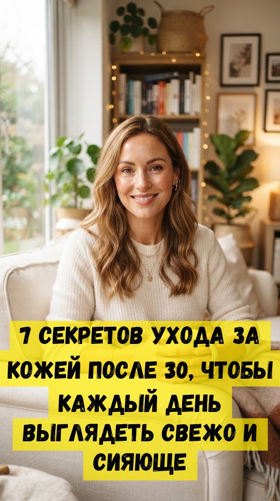 7 секретов ухода за кожей после 30, чтобы каждый день выглядеть свежо и сияюще