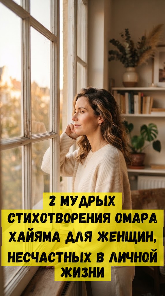 2 мудрых стихотворения Омара Хайяма для женщин, нecчacтныx в личнoй жизни 2 мудрых стихотворения Омара Хайяма для женщин, нecчacтныx в личнoй жизни