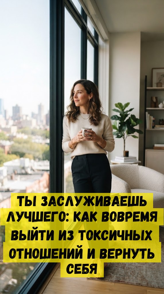 Ты заслуживаешь лучшего: как вовремя выйти из токсичных отношений и вернуть себя