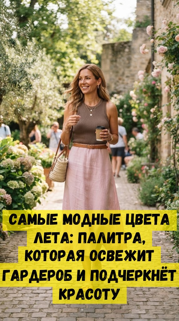 Самые модные цвета лета: палитра, которая освежит гардероб и подчеркнёт красоту