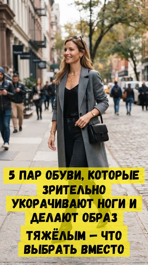 5 пар обуви, которые зрительно укорачивают ноги и делают образ тяжёлым &mdash; что выбрать вместо