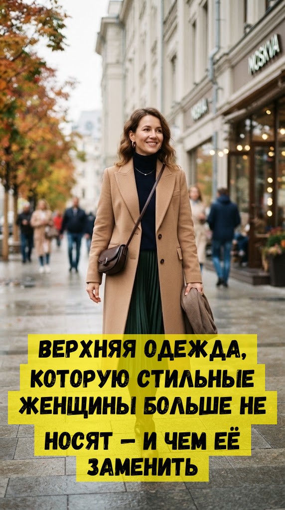 Верхняя одежда, которую стильные женщины больше не носят &mdash; и чем её заменить