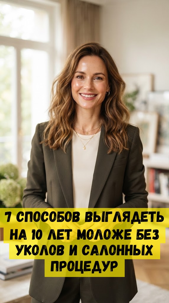 7 способов выглядеть на 10 лет моложе без уколов и салонных процедур
