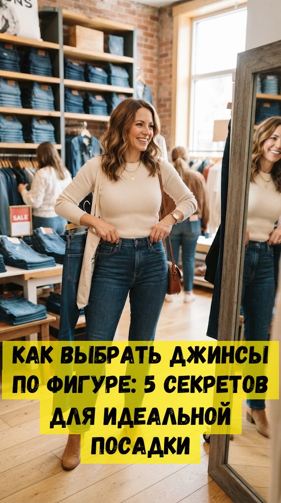 Как выбрать джинсы по фигуре: 5 секретов для идеальной посадки